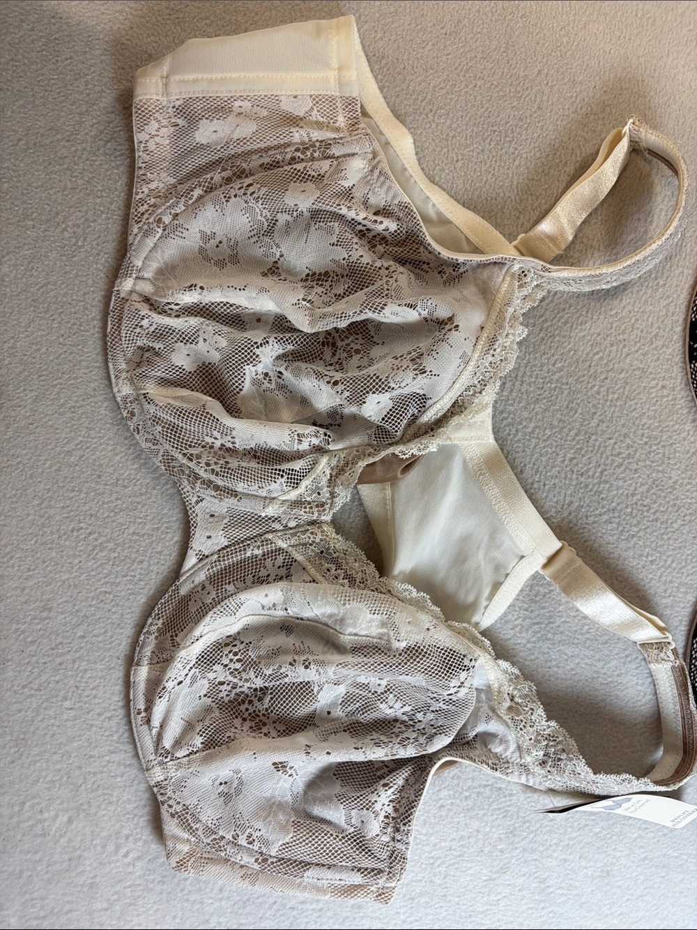 Cacique Lace Underwire Bra Set in Black & Cream. Two Bras for price of one! - Picture 5 of 7